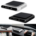 Portable Air Purifier Solar Powered for Car Indoor Dust PM2.5 Eliminator Air Cleaner Diffuser for Pets Dander Smoke Odors Car Mobile World
