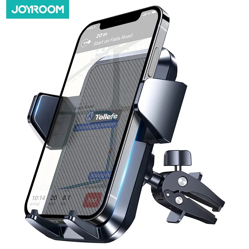 Joyroom Car Mobile Phone Holder Military-Grade Protection Phone Mount GPS Smart Big Cellphone Thick HandFree Air Vent Car Mount