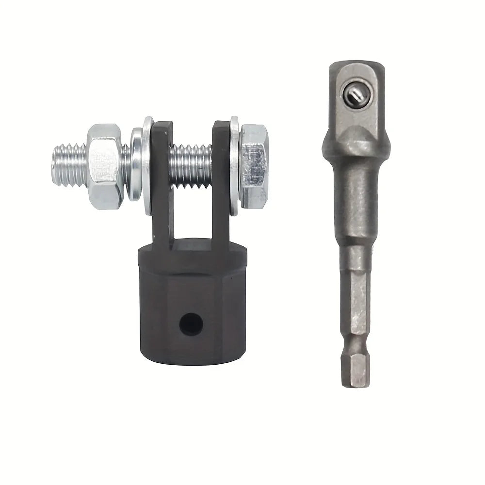 1/2inch Car Scissor Jack Adapter, Socket Drill Adapter for Or Double Hole Scissor Jacks CM World