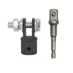 1/2inch Car Scissor Jack Adapter, Socket Drill Adapter for Or Double Hole Scissor Jacks CM World