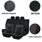 4MM Sponge Car Seat Covers 5D Design Car Accessories Interior Universal Size Fit For Most Car With Side Armrests CM World
