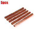 Car Tire Repair Tool Tubeless Tyre Repair Kit with Rubber Strips Studding Tool Puncture Plug Garage Tools for Motorcycle Trucks