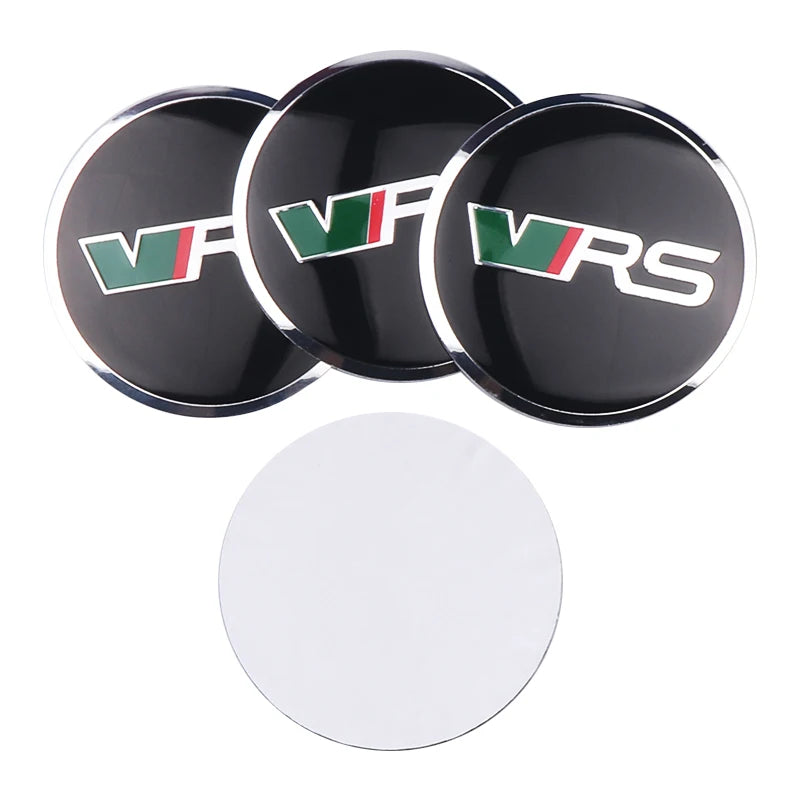 4Pcs 56MM Car Aluminum Logo Wheel Center Hub Caps Stickers For Skoda Octavia A5 3 2 VRS Vision Kodiaq Rapid Fabia VII Superb RS