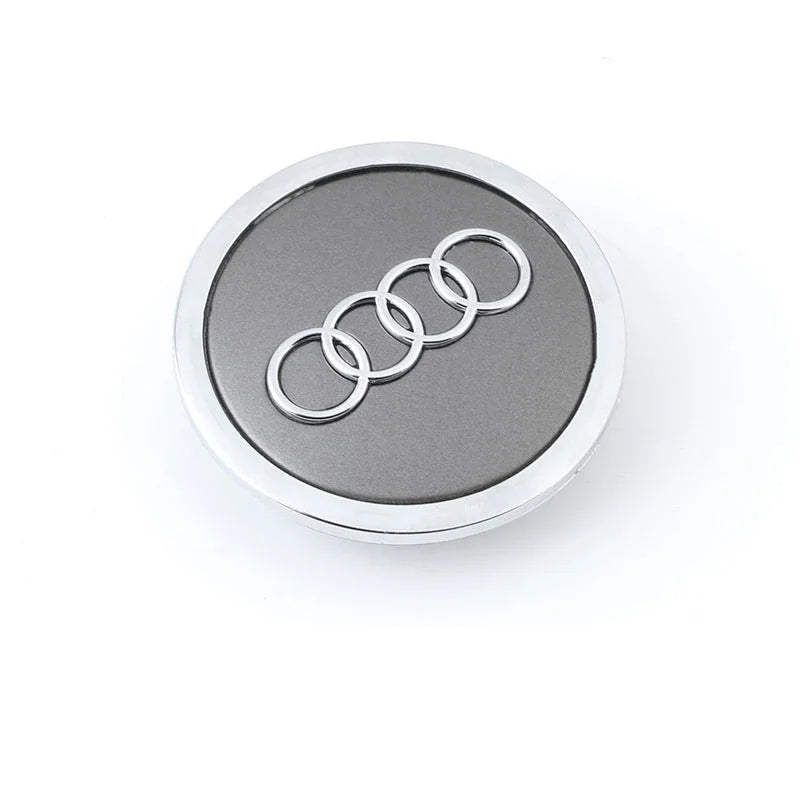 4pcs 60mm 61mm 68mm 69mm Car Styling Wheel Center Cap Hub Covers Badge 4B0601170 For Audi A3 A4 A5 A6 A7 A8 S4 S6 Accessories CM World