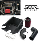 Cold Air Intake System Kit + Heat Shield Red Filter For Golf MK7 TSI TFSI Seat Performance Tuning Car Parts CM World