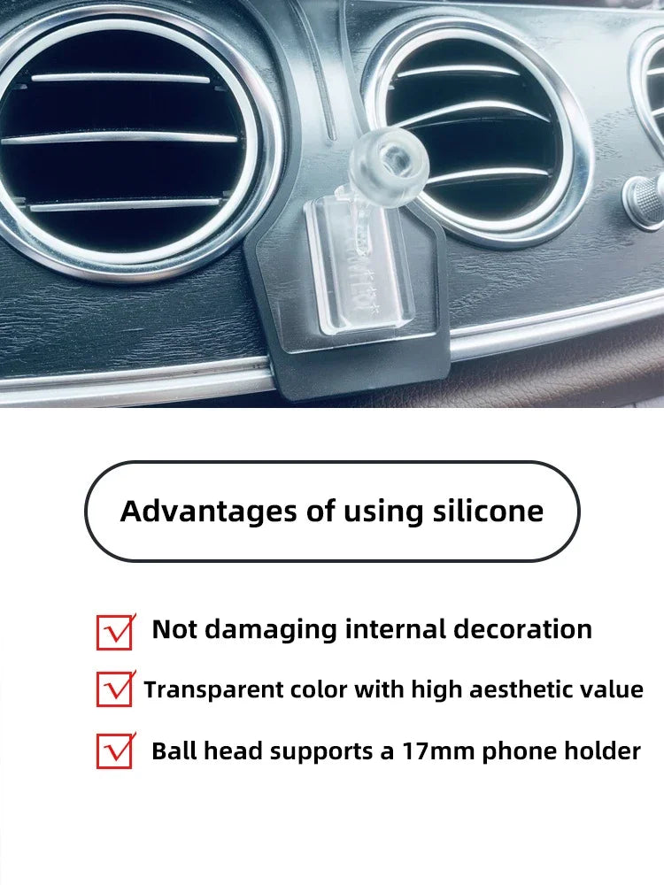 Car Mobile Phone Holder For Mercedes-Benz E Class CLS W213 A238 C238 S213 E250 E300 AMG E53 E63S Car Gravity Stand GPS Bracket CM World
