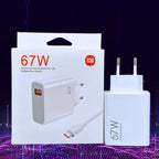 67w Xiaomi Original Charger Turbo Charge Gan EU Adapter 6A Usb Type C Cable For Poco x5 F5 Pro Mi 13 Lite Mix Fold 3 2 Phone Car Mobile World