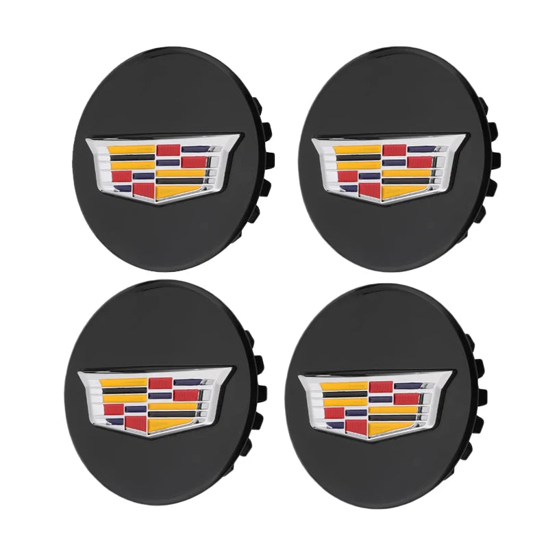66mm 4pcs Wheel Center Hub Cover Caps Accessories for Cadillac Escalade XT5 XT6 CT5 CT6 XTS CT4 Auto Tire Emblem Car Styling CM World