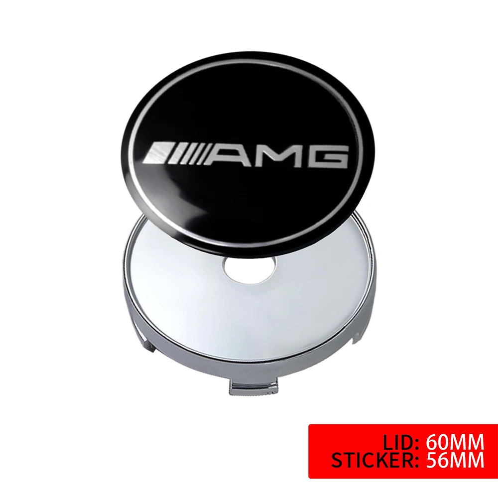 4Pcs 60/63/68mm Car Wheel Center Hub Cap For Mercedes Benz AMG W212 W204 W211 W168 W213 W124 A180 W212 E220 W204 W206 W211 W164 CM World