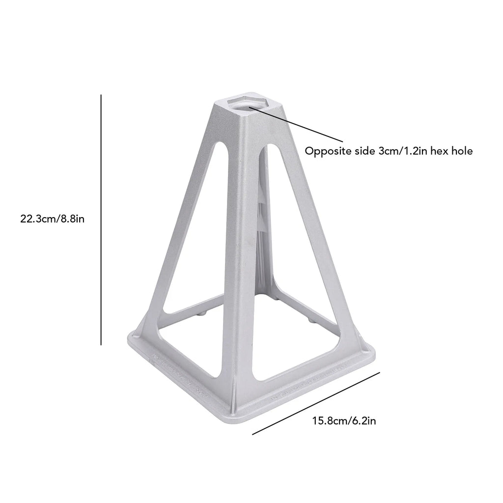 RV Stabilizer Jacks 2.7T Maximum Load Height Adjustable 28 to 44cm for Travel Trailers Motorhomes Trailer Stabilizer Jack CM World
