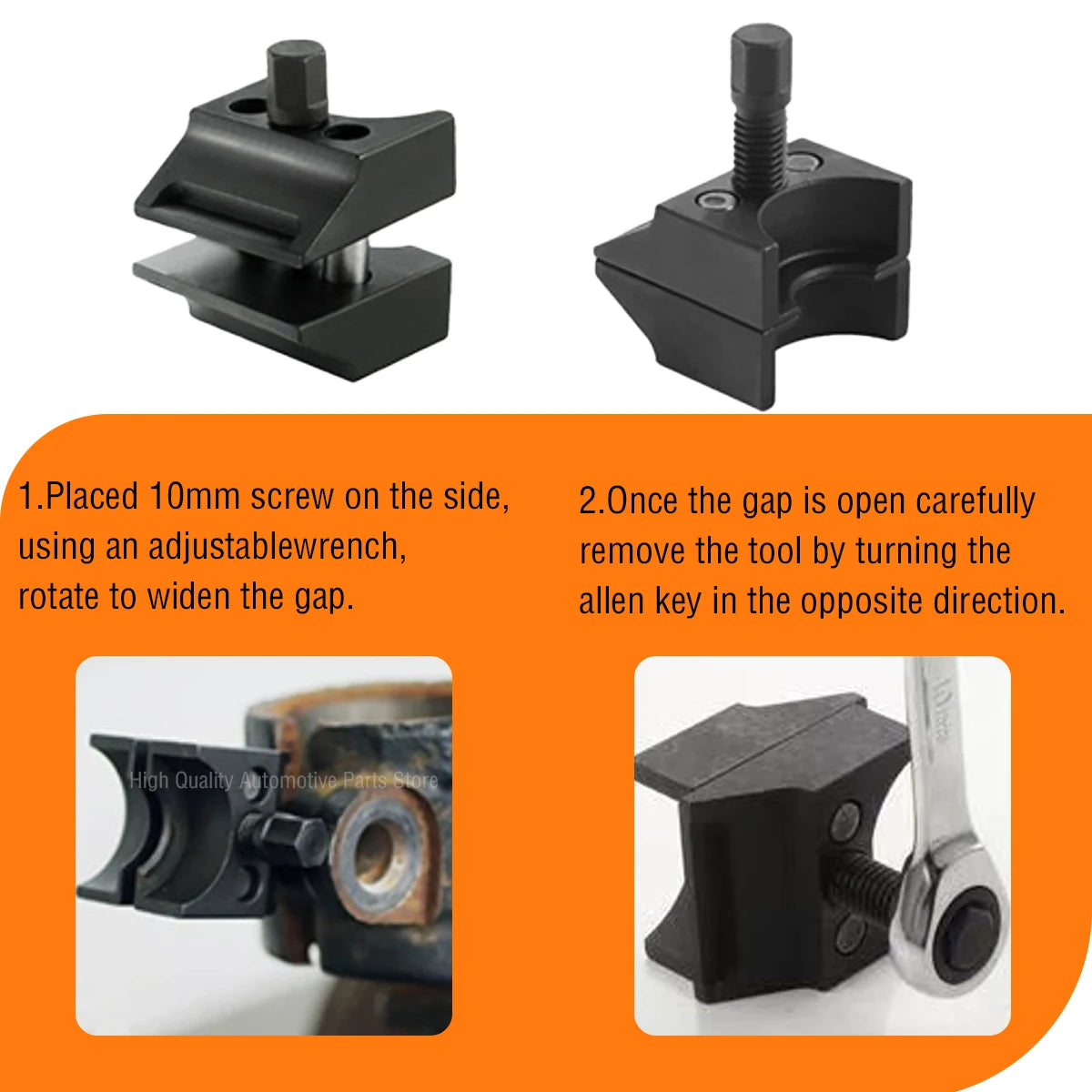 Car Suspension Split Hub Steering Knuckle Spreader Automotive Suspension Strut Separator Hydraulic Shock Absorber Removal Tools CM World