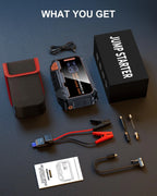 PAIVIROKU Car Jump Starter with Air Compressor 6000A Battery Booster 150PSI Air Pump 20000mAh (10.0L Gas/8.0L Diesel) Power Bank