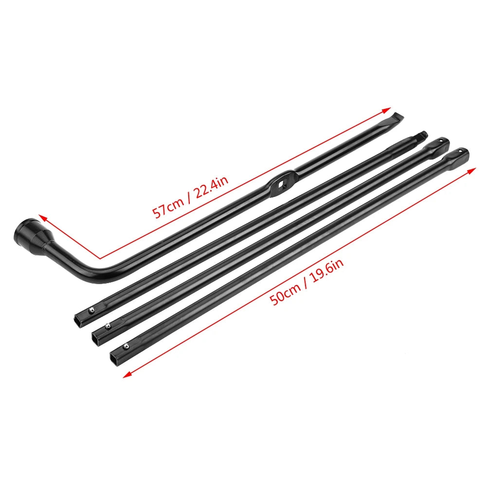 Car Wheel Lug Nut Wrench kits Hex Key Socket Spanner Tool Car Tyre Removal Tool Socket Spanner for Super Duty CM World