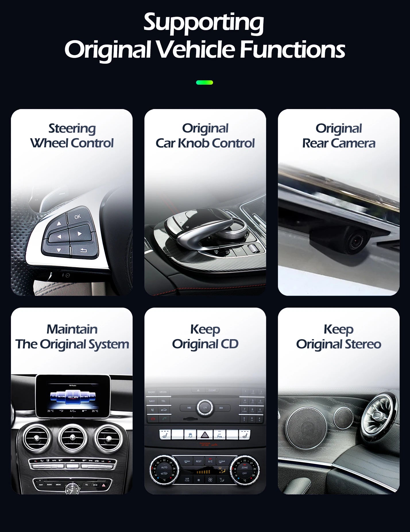 For BENZ B CLASS W246 2011 - 2018 Android 16 Carplay WiFi HD Screen GPS Navi Auto Accessories Car Radio Video Multimedia player CM World