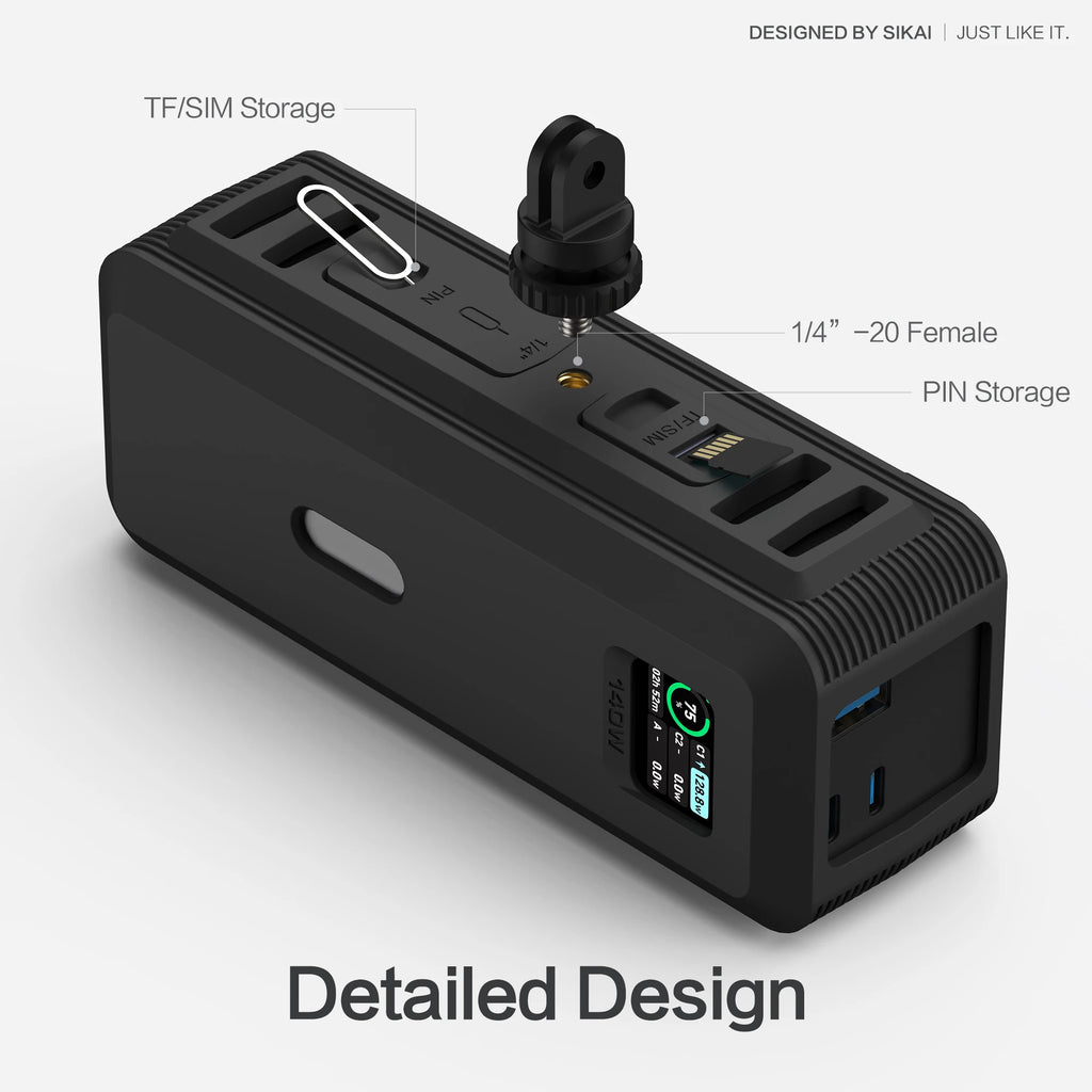Silicone Case for Anker 737 Power Bank PD240W Charging Cable for 140W 24000mAh PowerCore SD/TF Card Storage Protective Cover