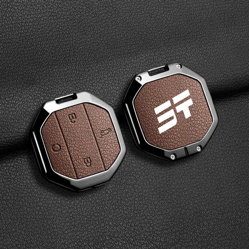 For Chery Jetour Traveller T2 2025 Zinc Alloy Car Key Case Cover Fob Shell Protector Keychain Clip Buckle Interior Accessories