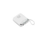 22.5W Super Fast Charging Power Bank with Built-in Cable 20000mAh Portable Ultra-Thin and Mini Car Mobile World