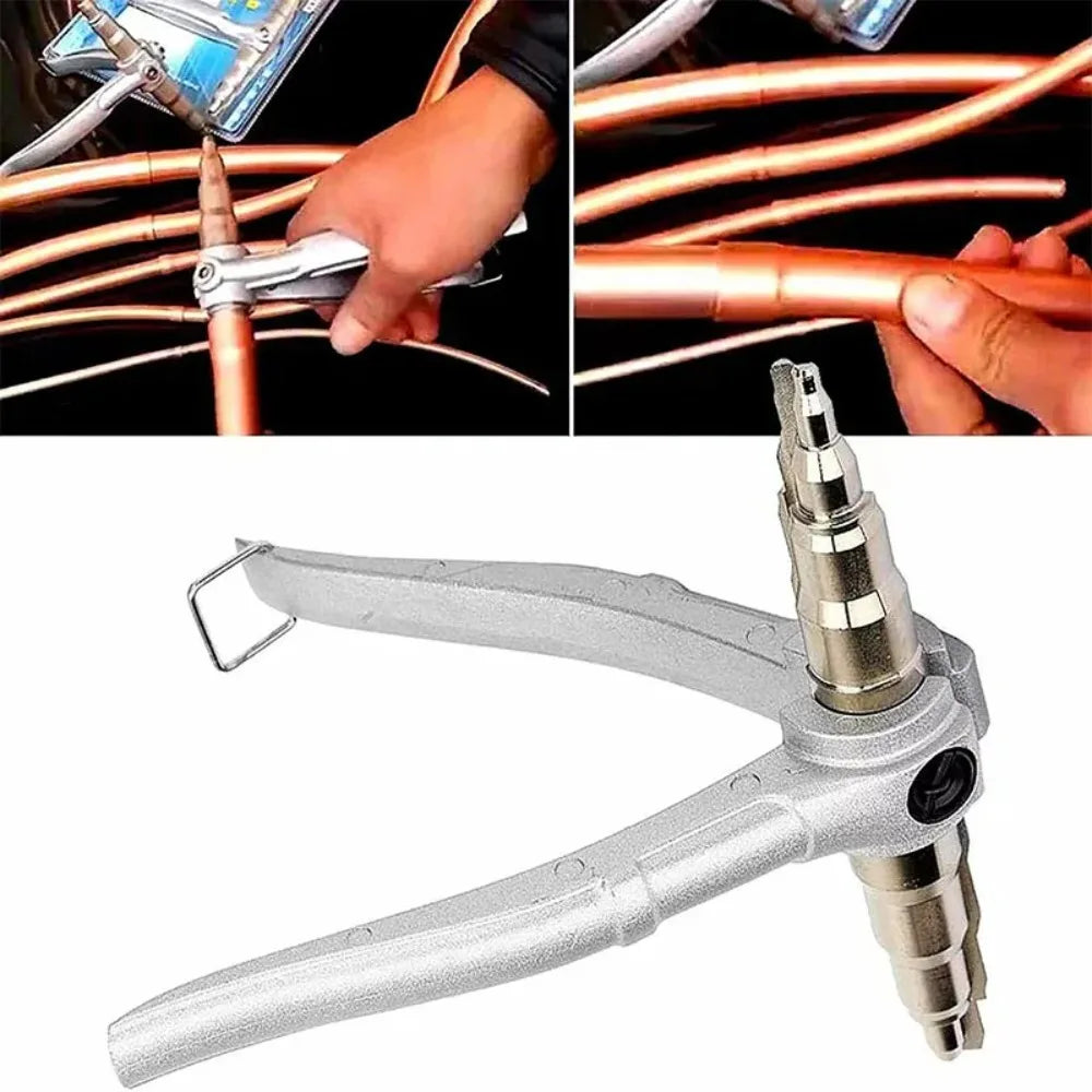 Copper Pipe Swaging & Expanding Hand Tool - Universal Tube Expander for Refrigeration, Plumbing, HVAC - Professional Grade CM World