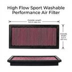 For Subaru Impreza WRX GC GF Legacy Outback Liberty Forester Baja SF SG 1996-2008 2.5L 2.0L 2.2L EJ25/20 H4 High Flow Air Filter CM World
