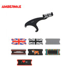Gray Union Jack Bracket for Mini Cooper Clubman F55 F56 F54 F60 Accessories Auto Phone Holder Car Mobile Phone Mount Click CM World