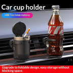 Car Folding Air Outlet Cup Holder, Car Beverage Rack Vehicle-mounted Water Cup Holder Beverage Fixed Bracket Cup Holder CM World