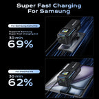 160W Power Bank 27000mAh 140W PD 3.1 USB C Fast Charging External Battery Portable PowerBank for IPhone Laptop Macbook Samsung Car Mobile World