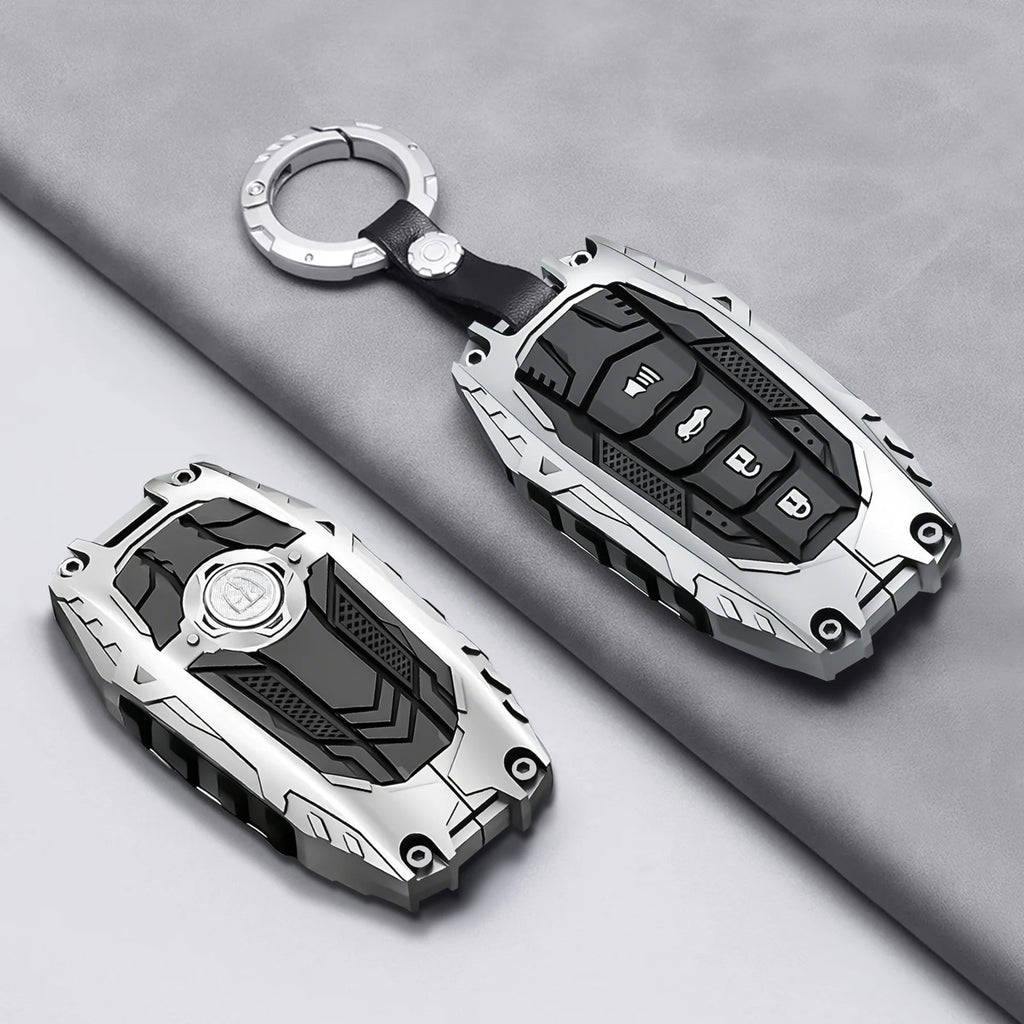 Heavy Key Fob Cover Protector for Toyota 2019-2024 RAV4,Corolla Cross,Tundra,Venza,Land Cruiser,Fortuner,Grand Highlander,Hilux
