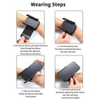 [E] Multi-function Phone Holder For Car 360 Rotation Wristband Mobile Support Universal Phone Stand For Sports Cycling Fitness