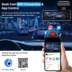 UHD 4K+2.5K 2160P Dual Lens ADAS Dash Cam with WiFi GPS Mini Car DVR 2.5K Rear Camera Video Dashcam Drive Recorder Black Box