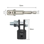 1/2 Inch Scissor Jack Adapter Chrome Vanadium Steel Ratchet Wrench Socket Truck Car Tire Change Tool CM World