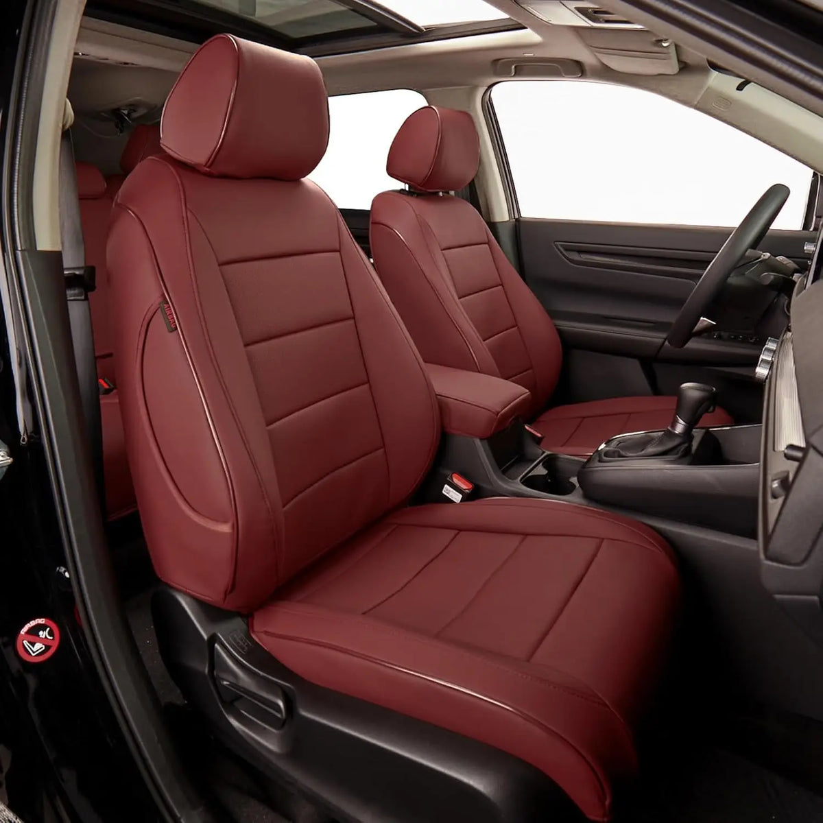 EKR Custom Fit Car Seat Covers Leather Full Set For Honda CRV 2017 2018 2019 2020 2021 2022 Waterproof Leather Cushion Seat Protective Cover