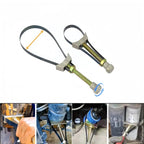 Oil Filter Wrench Heavy Duty Adjustable Steel Strap 60mm-120mm Diameter Universal Car Auto Motorcycle Oil Filter Removal Tool Car Mobile World