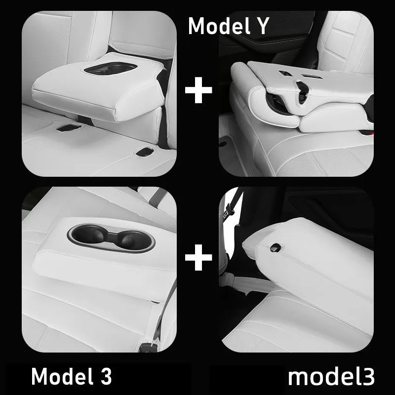 For Tesla Model 3 Y 2017 - 2025 Car Seats Cover Nappa Leather Full Surround Style Factory Wholesale Price Interior Accessories CM World