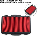 Motorcycle Air Intake Filter Cleaner Air Filter Element For Honda CB125F GLR125 CB 125F GLR 125 2015-2019 17211-KPN-A70 CM World