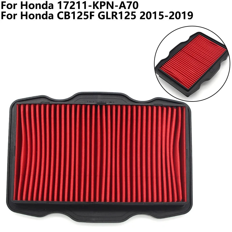 Motorcycle Air Intake Filter Cleaner Air Filter Element For Honda CB125F GLR125 CB 125F GLR 125 2015-2019 17211-KPN-A70 CM World