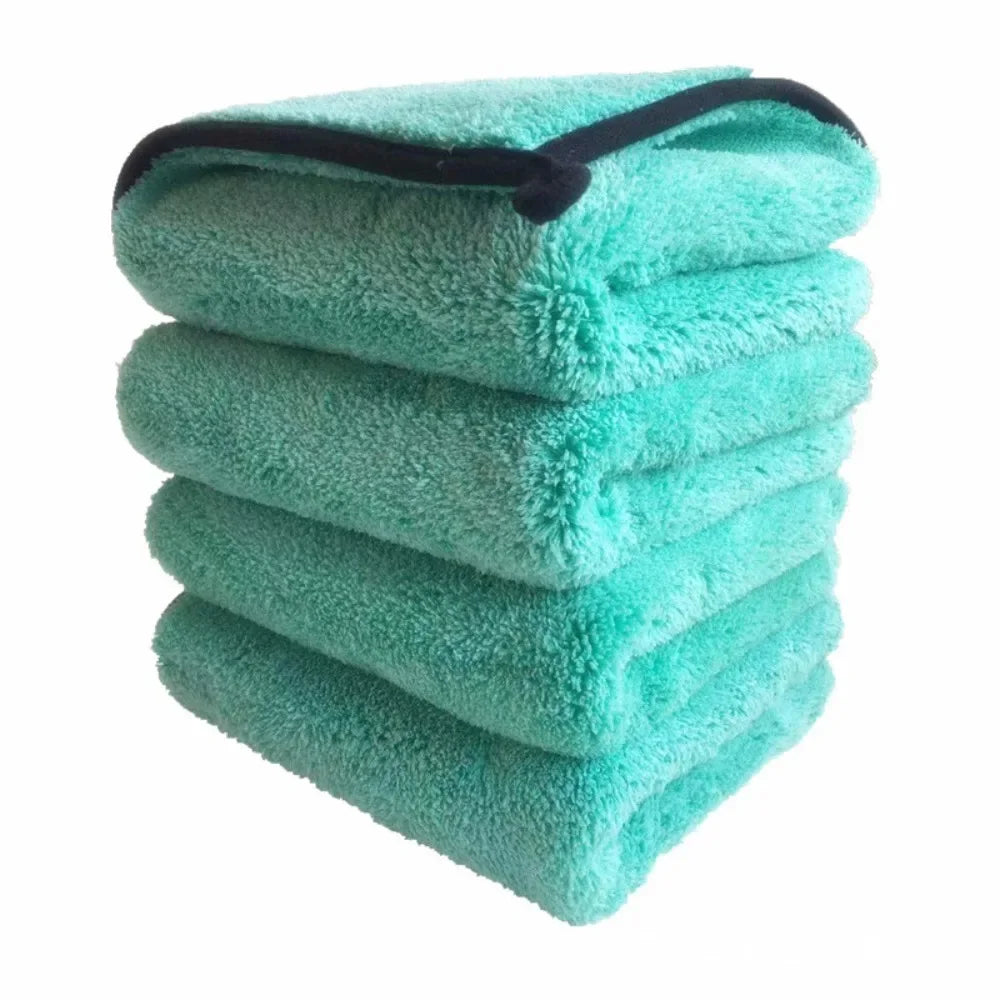 1400GSM Coral Fleece Deluxe Car Wash Microfiber Towel Plush Cleaning Drying Cloth Car Care Cloth Detailing Polishing CM World