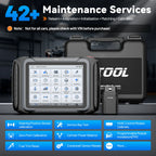 XTOOL D8W WiFi All System Diagnostic Tool With Topology Map 42+ Reset ECU Coding Key Programming CAN FD DoIP FCA Upgraded of D8