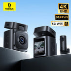 Baseus 4K Dash Cam VD1 Pro Front and Rear UHD Car Camera for SONY Sensor Supercapatior Night Vision WiFi6 DVR Video Recorder Car Mobile World