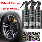 Car Wheel Cleaner Alloy Rim Cleaner Spray Remove Brake Dust Rust & Stains No Scratch Formula Polish Protect for All Wheels 120ml CM World