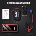 EAFC Jump Starter Power Bank 12V Booster for Car Start 2000A 1000A Battery Quick Charger Portable Auto Starting Device Powerbank