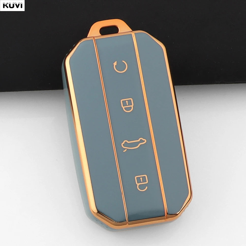 Fashion TPU Car Key Case Cover Shell For Chery Jaecoo J7 J5 7 5 Protection Bag Holder Keychain Keyless Auto Accessories