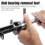 LEBYCLE Hub Bearing Removal Tool for MTB/Road Bike Front/Rear Wheels, Bicycle Hub Base Repair Tool with Durable Alloy Adapters CM World