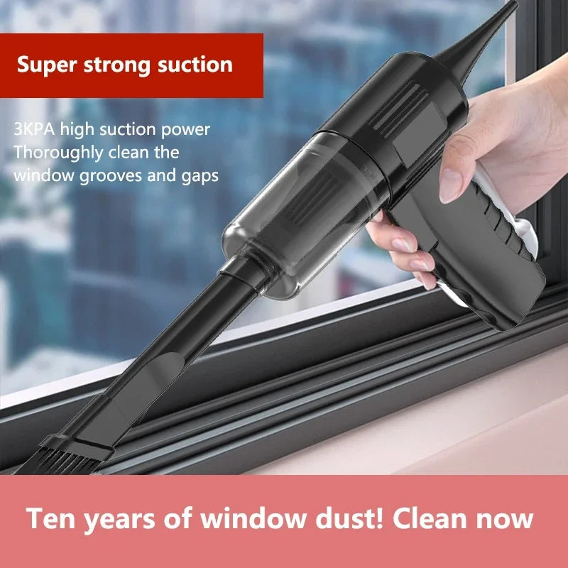 Lenovo 2026 Wireless Car Vacuum Cleaner Multifunctional Portable High-Power Suction And Blowing Integrated Cleaning Appliance Car Mobile World