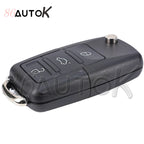 Car Key Fob for VW for Volkswagen Golf Mk6 Tiguan Passat CC For SEAT For Skoda Octavia Blade HU66 Key Shell Housing Car Key Case CM World