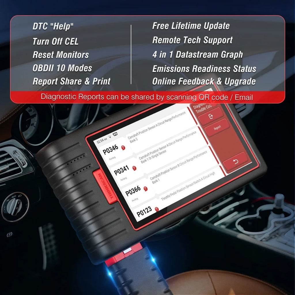 l For 2024 Hot Thinkcar Thinkscan Max 2 All System Basic Diagnostic Machine for Car OBD2 EOBD Auto Scanner with 28 Resets Car Mobile World