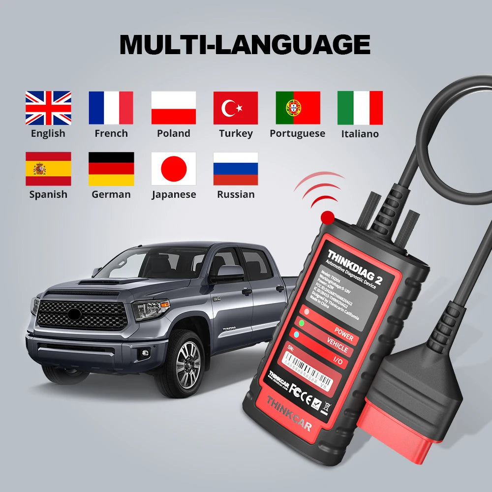 WholeSale Thinkdiag 2 Bidirectional OBD2 Scanner ECU Coding 16 Service CANFD All System Car Diagnostic Tool 1 Year Free Update Car Mobile World