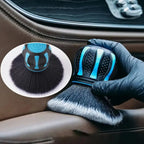With Storage Rack Covers Car Detail Brush Soft Bristles Uses For Auto Interior Dust Cleaner Detailing Tool Cleaning