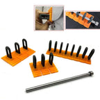 New Paintless Glue Puller Tabs Dent Car Repair Tool Vehicle Dent Removal Repairing Tool Set Orange Dent Puller Kit CM World