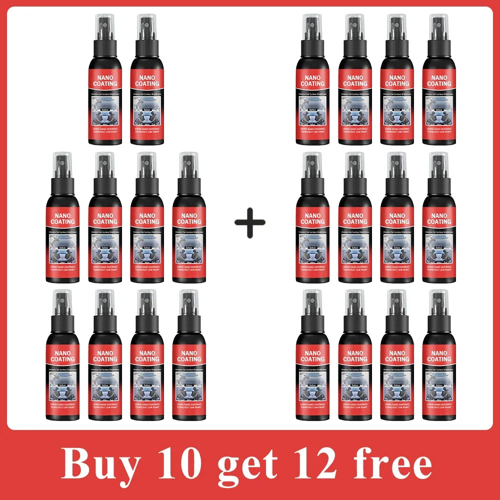 Car Nano Ceramic Coating Kit - Universal Professional Car Beauty, High Gloss Car Paint Repair Protection, Long-Lasting Gloss CM World