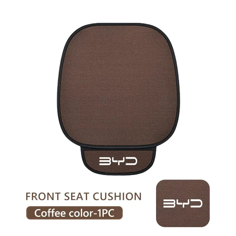 Car Interior Seat Ice Silk Cushion Breathable Protector Cover For BYD Song Tang Dmi Qing Yuan Plus Atto 3 Act 3 E6 Ev Qin Pro Car Mobile World